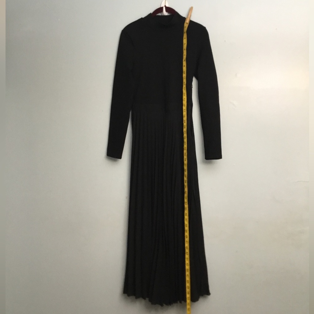 Zara Elegant Black Long Sleeve Dress - Picture 11 of 14